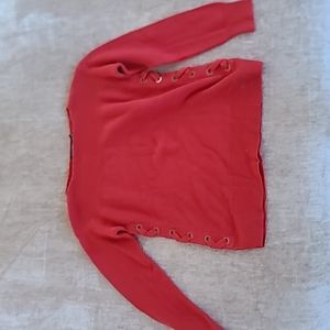 Ralph Lauren small orange knit sweater